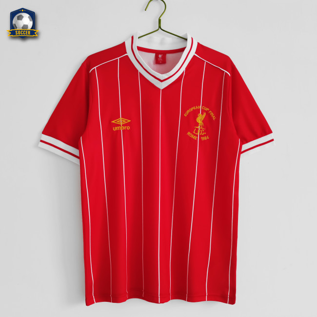 Liverpool Home Retro European Cup finals Jersey 81/84