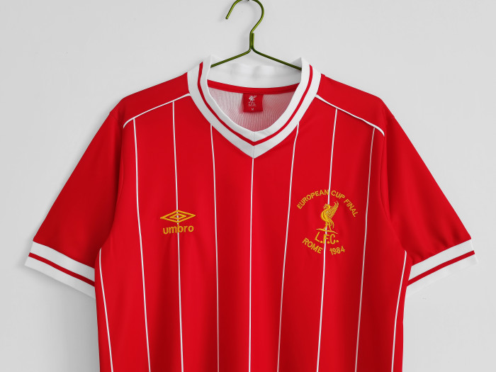 Liverpool Home Retro European Cup finals Jersey 81/84