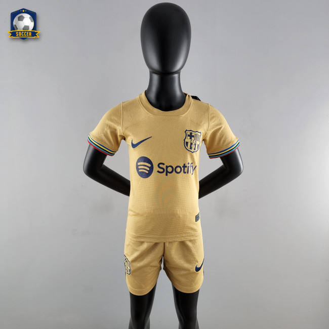 Barcelona Away Kids Jersey 22/23