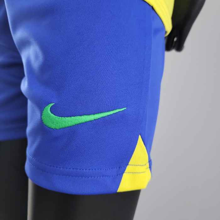Brazil Home Kids Jersey 2022