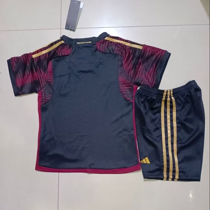 Germany 2022 Away Kids Jersey