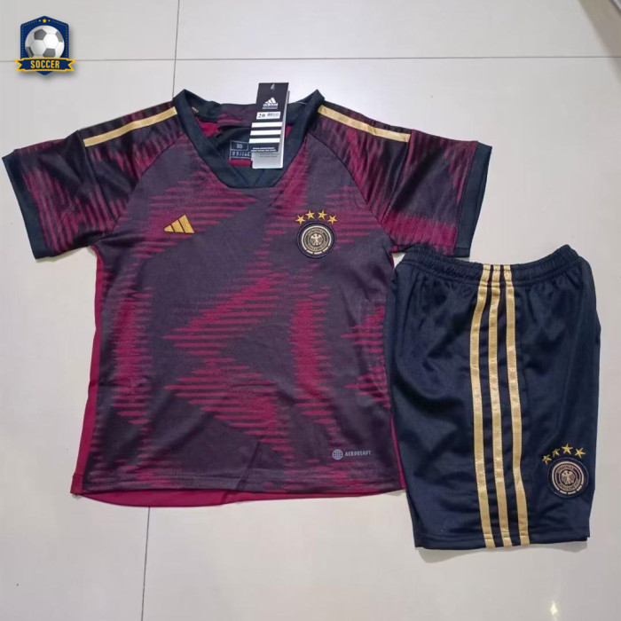 Germany 2022 Away Kids Jersey