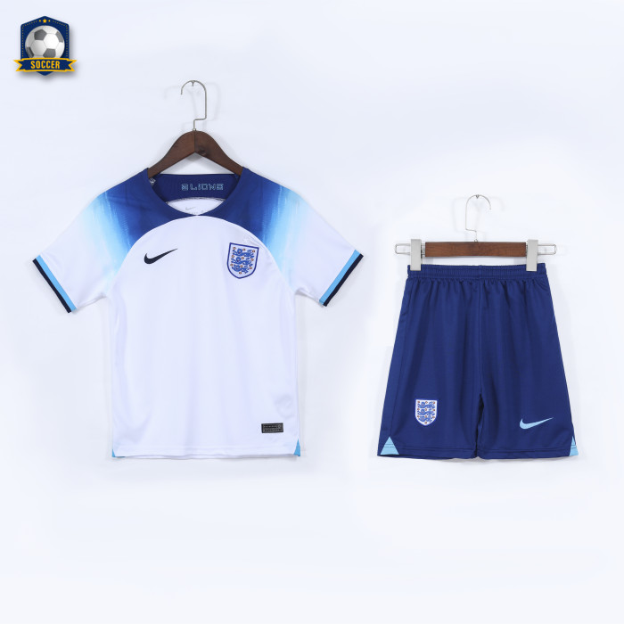 England 2022 World Cup Home Kids Jersey