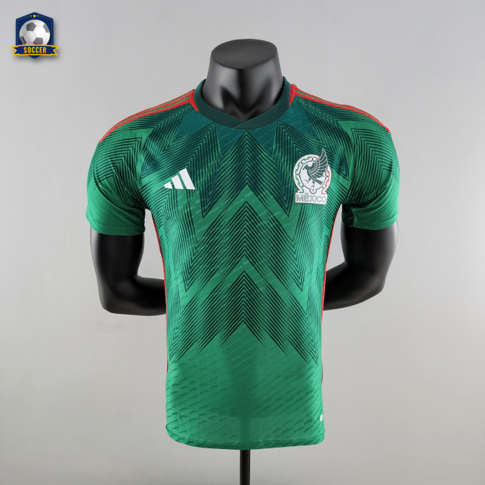 Mexico 2022 World Cup Home Player Version Man Jersey