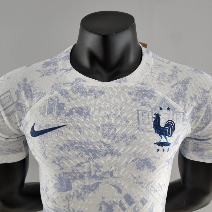 France 2022 World Cup Away Player Version Man Jersey
