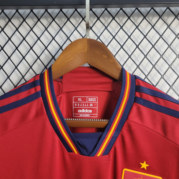 Spain World Cup Home Man Jersey 2022