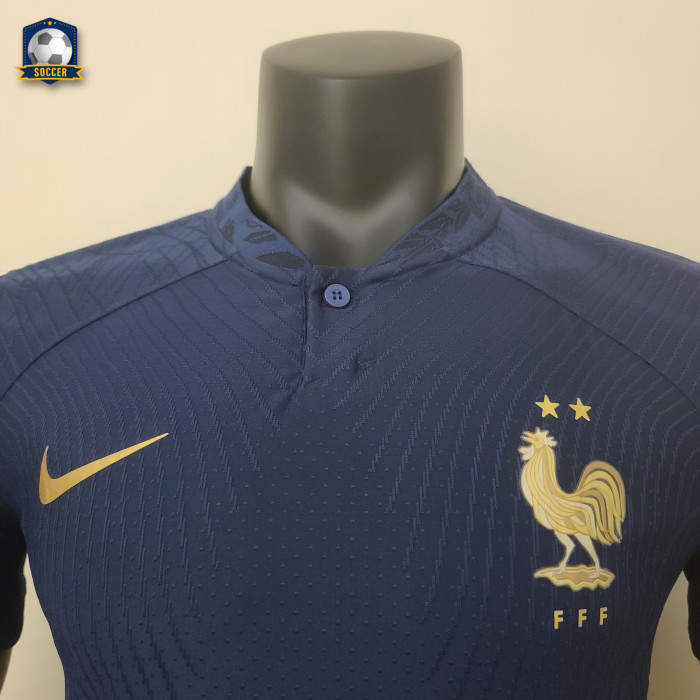France 2022 World Cup Home Player Version Man Jersey