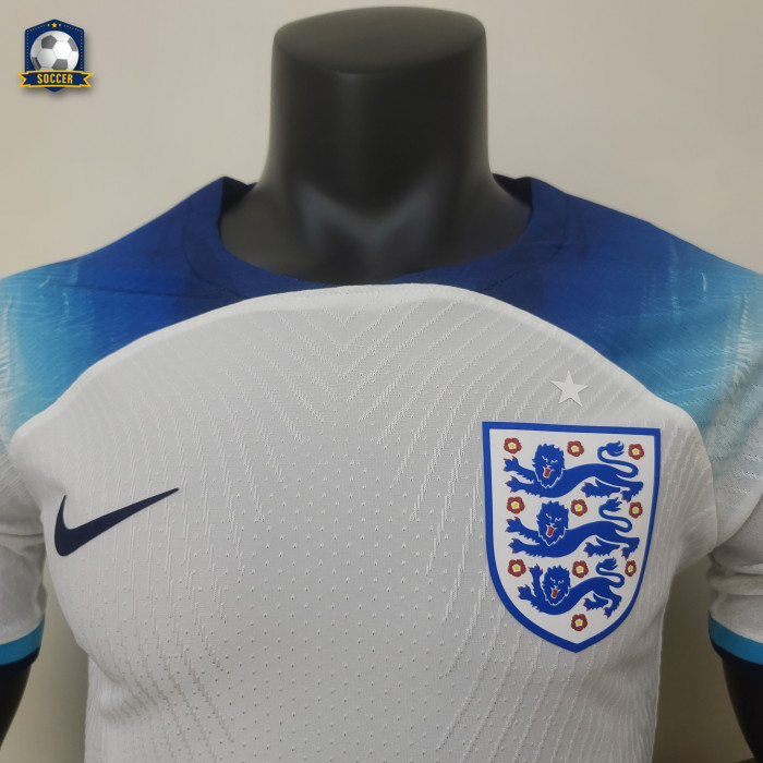 England 2022 World Cup Home Player Version Man Jersey