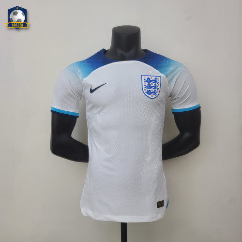 England 2022 World Cup Home Player Version Man Jersey