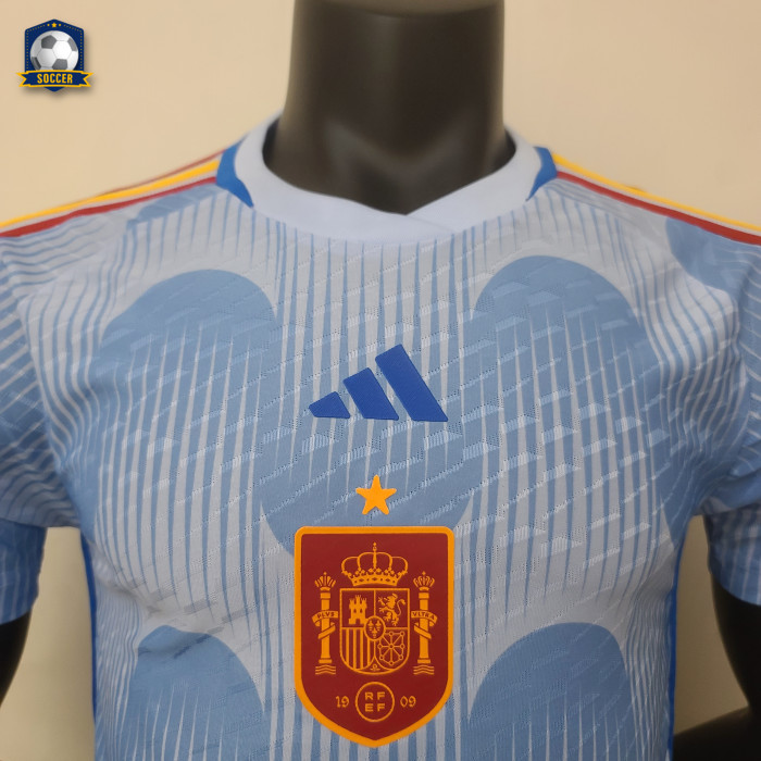 Spain 2022 World Cup Away Player Version Man Jersey