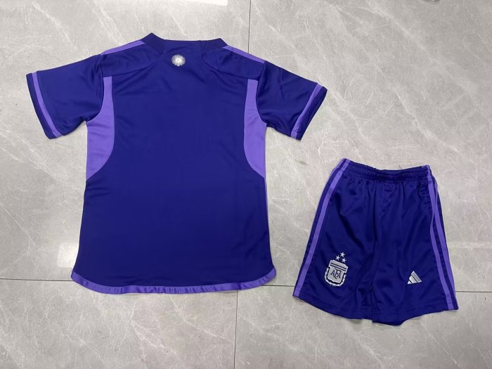 Argentina Away Kids Jersey 2022