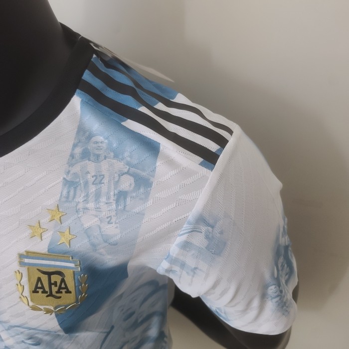 Argentina 2022 World Cup Winners Commemorative Edition Player Version Man Jersey