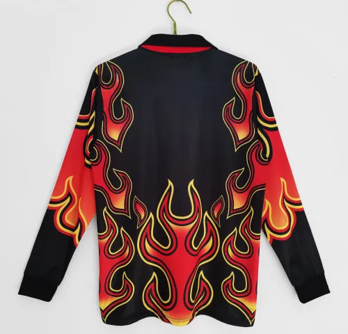 Japan Retro Home Goalkeeper Long Sleeve  Jersey 1998