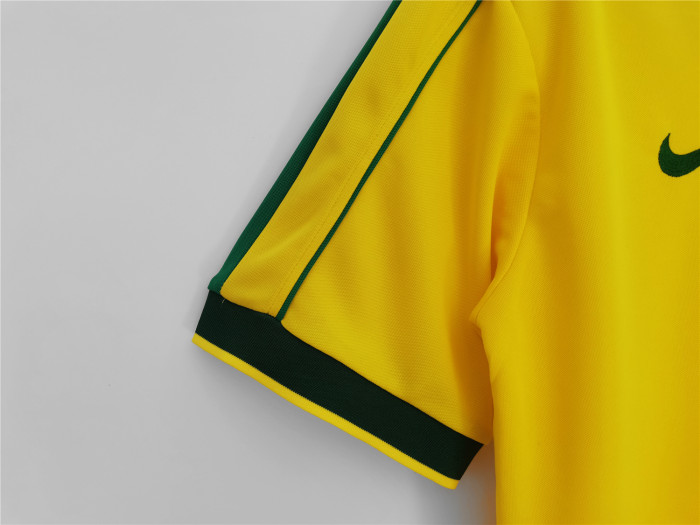 Brazil  Home Retro Jersey 1998
