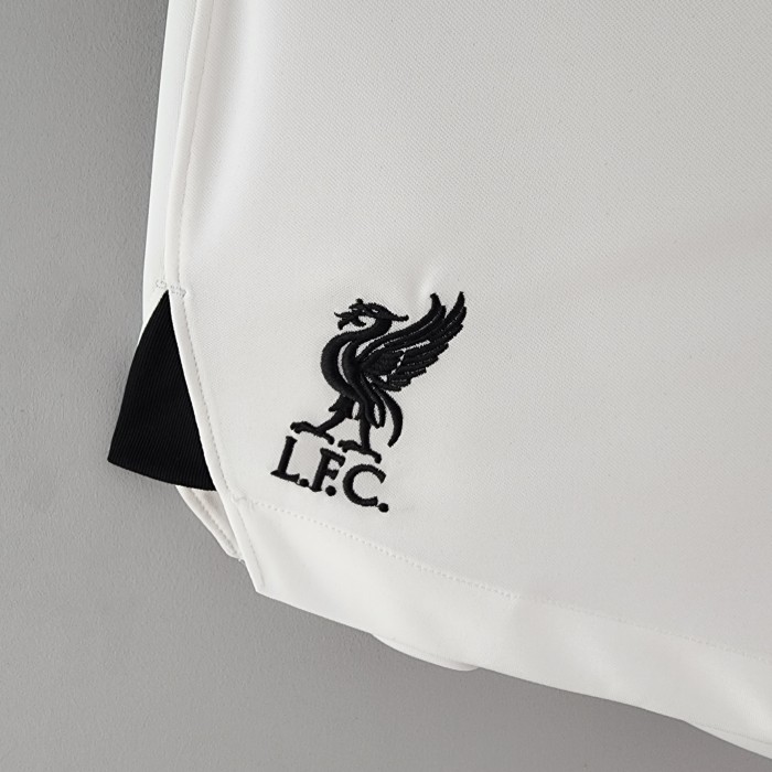 Liverpool White Shorts 22/23