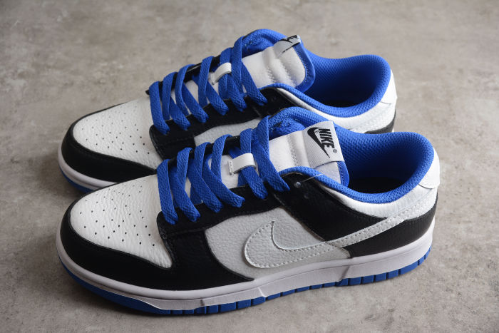 SB Dunk Low Black White Blue FD9064-110