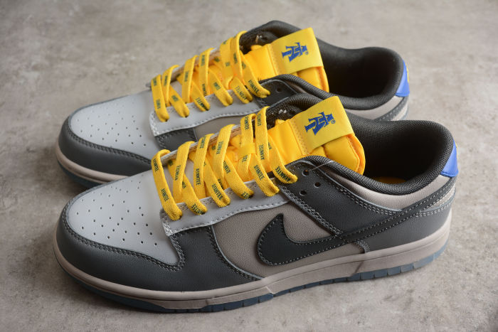 SB Dunk Low Retro University Blue Gray Blue Yellow DR6187-001