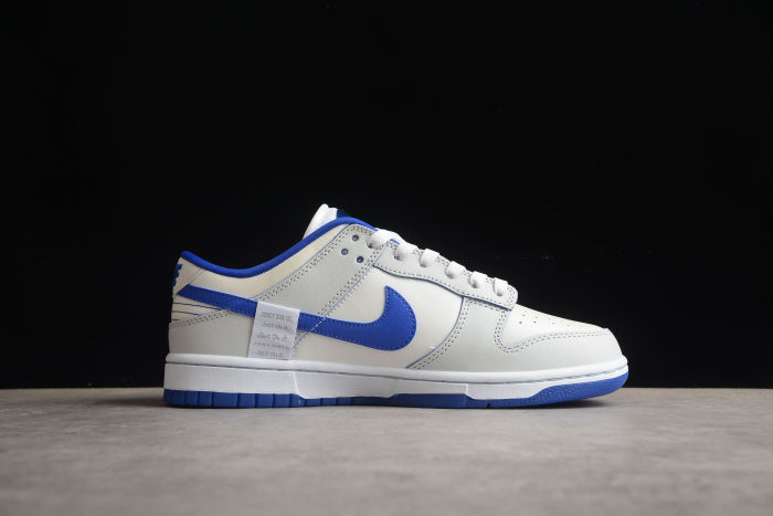 SB Dunk Low GS Ivory Hyper White Blue Royal FB1841-110