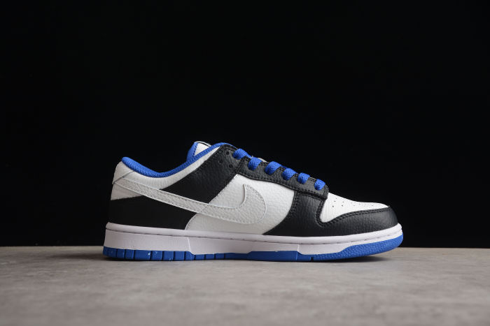 SB Dunk Low Black White Blue FD9064-110