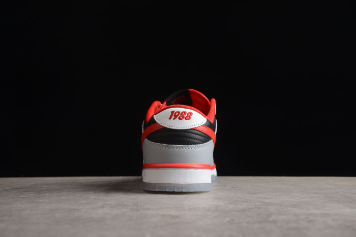 SB Dunk Low Gray Red DR6189-001