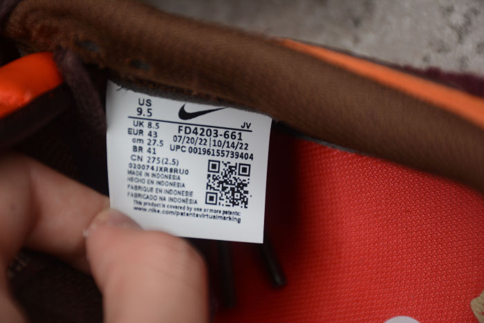 SB Dunk Low RETRO Orange Brown Year of the Rabbit FD4203 661