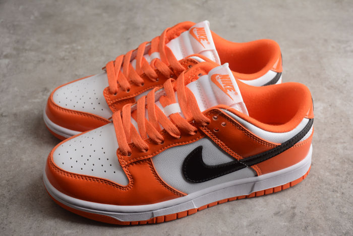 SB Dunk Low White Black Orange DJ9955-800