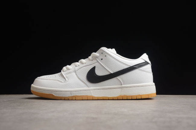 SB Dunk Low Pro lso White Gum White Black CD2563-101
