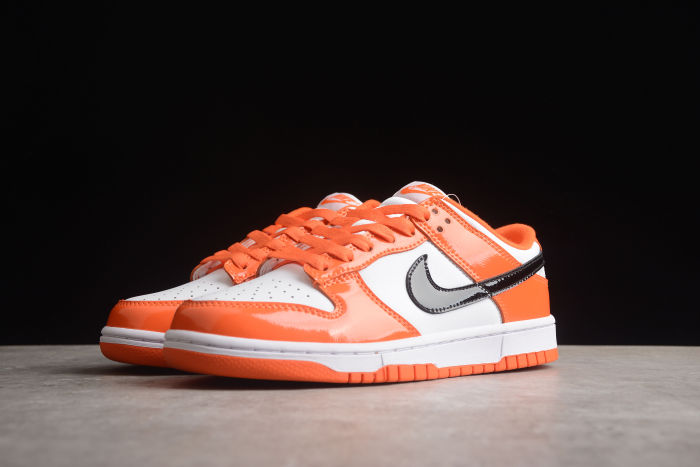 SB Dunk Low White Black Orange DJ9955-800