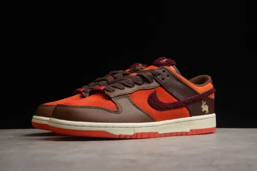 SB Dunk Low RETRO Orange Brown Year of the Rabbit FD4203 661