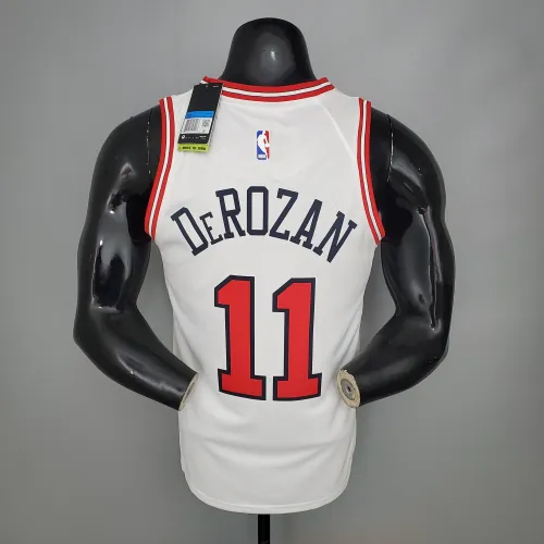 DeMar DeRozan Chicago Bulls 75th Anniversary Swingman Jersey White