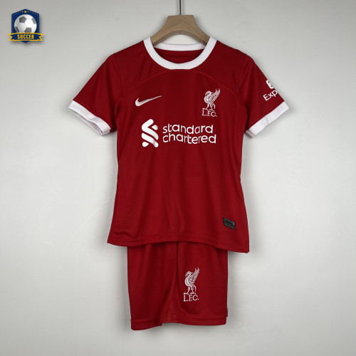 Liverpool Home Kids Jersey 23/24