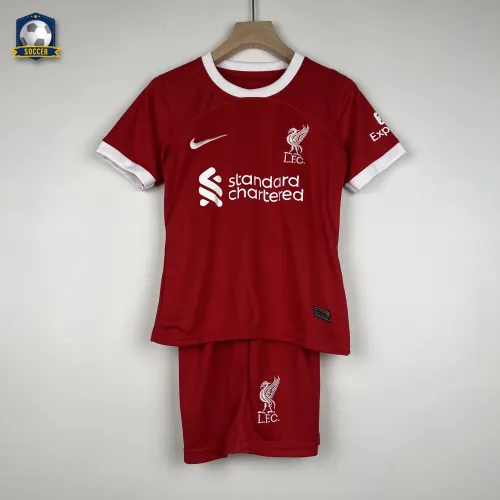 Liverpool Home Kids Jersey 23/24