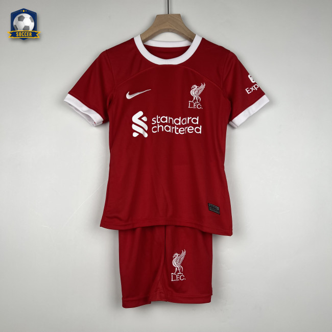 Liverpool Home Kids Jersey 23/24
