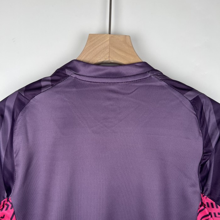 Manchester City Kids Goalkeeper Jersey 23/24 Purple