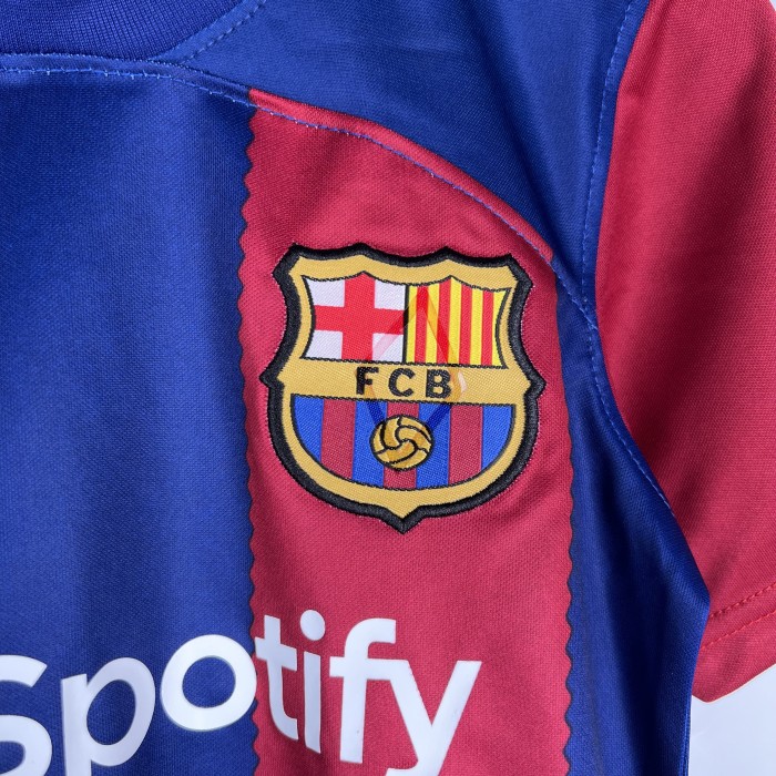 Barcelona Home Kids Jersey 23/24