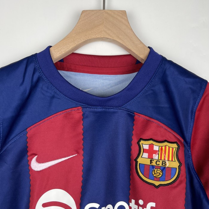 Barcelona Home Kids Jersey 23/24