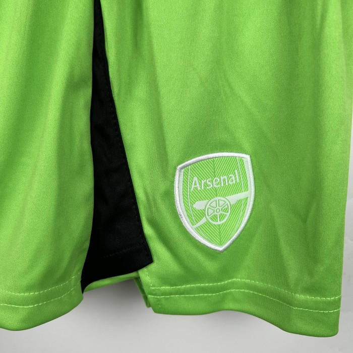 Arsenal Green Goalkeeper Kids Jersey 23/24