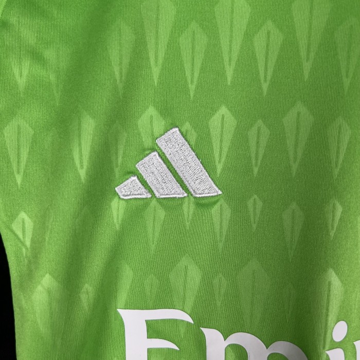 Arsenal Green Goalkeeper Kids Jersey 23/24