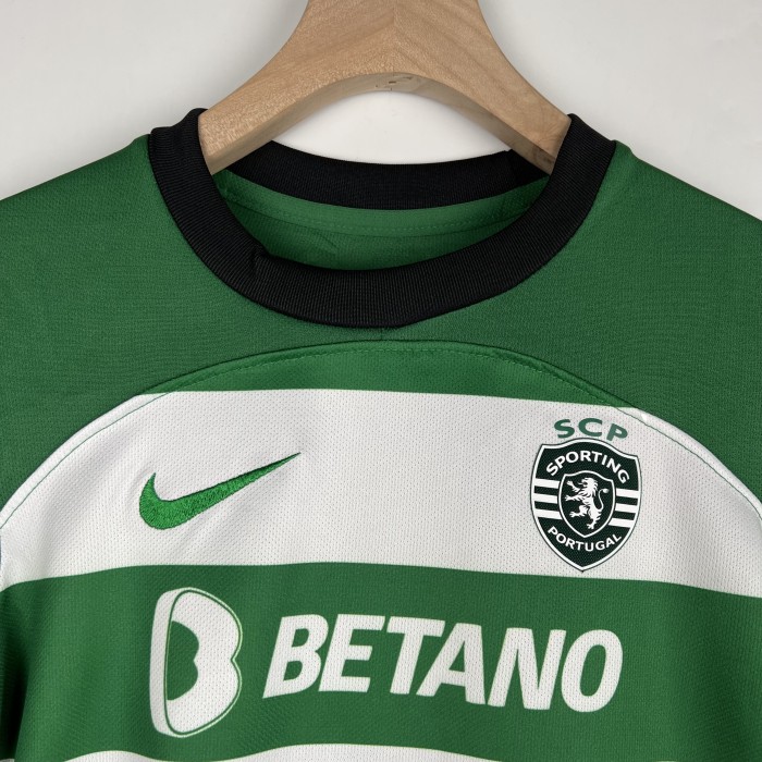 Sporting Lisbon Home Kids Jersey 23/24