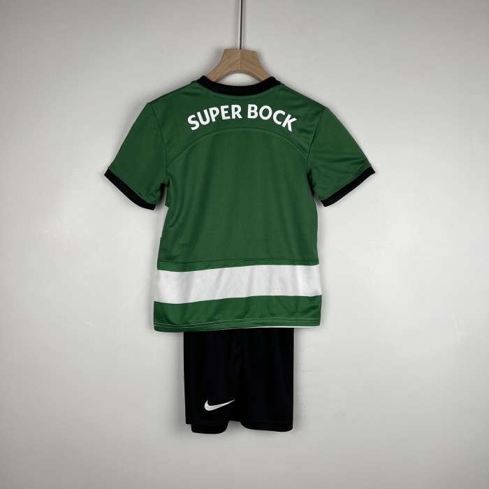 Sporting Lisbon Home Kids Jersey 23/24
