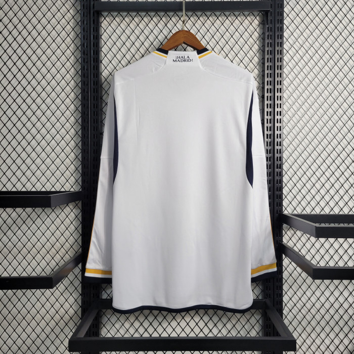 Real Madrid Home Man Long Sleeve Jersey 23/24