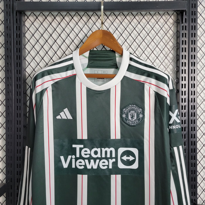 Manchester United Away Man Long Sleeve Jersey 23/24