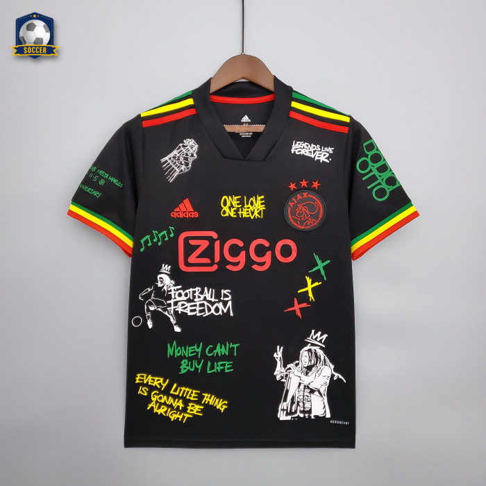 Ajax Bob Marley Limited Edition Man Jersey 21/22