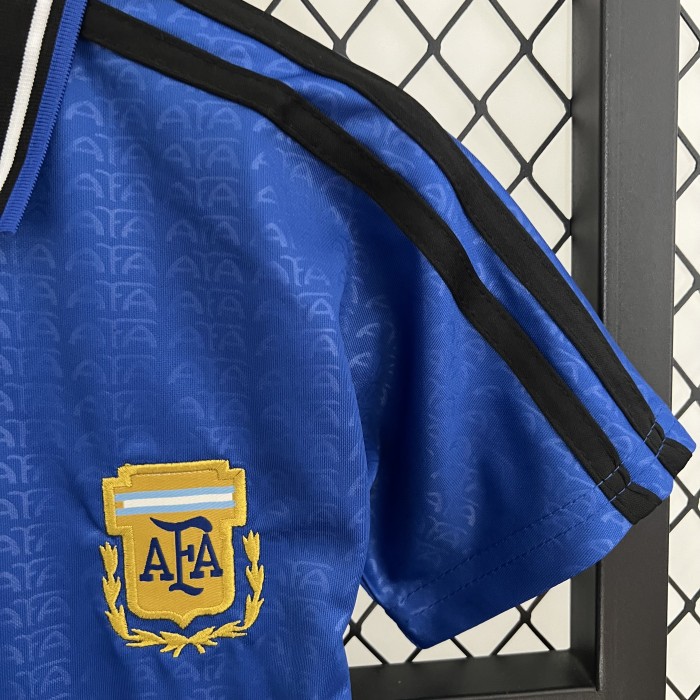 Argentina Retro Away Kids Suit 1994