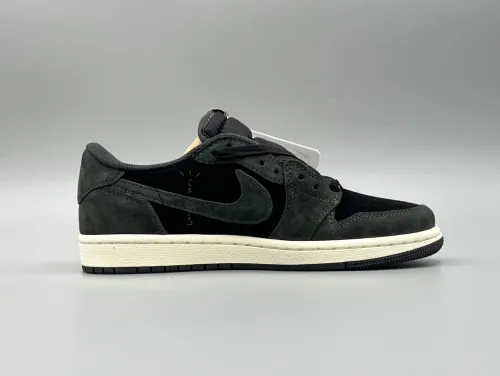 Travis Scott x Air Jordan 1 Black Beige