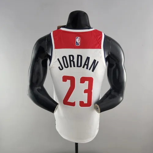 Michael Jordan Washington Wizards 75th Anniversary Swingman Jersey Red White