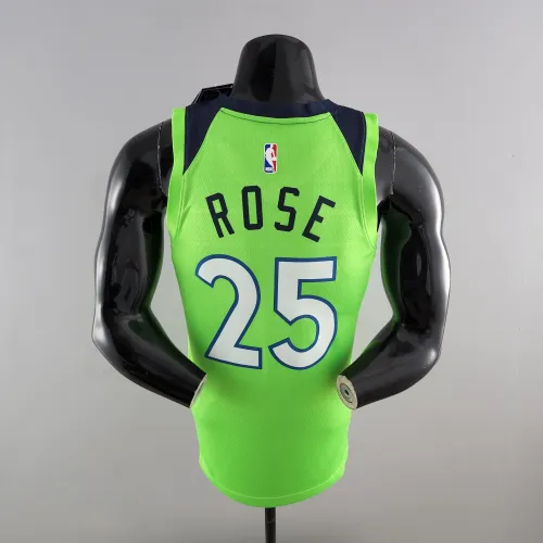 Derrick Rose Minnesota Timberwolves Swingman Jersey Green