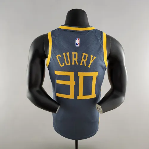 Stephen Curry Golden State Warriors Grey Swingman Jersey 2018