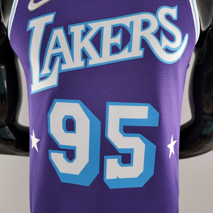 Juan Toscano-Anderson Los Angeles Lakers 75th Anniversary 2022 City Edition Swingman Jersey Purple