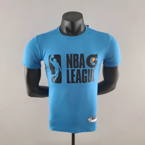 Brooklyn Nets Casual T-shirt Light Blue